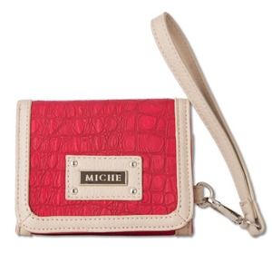 Miche Red Croc Wristlet